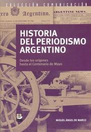 Cover of: Historia del Periodismo Argentino
