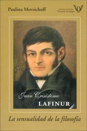 Cover of: Juan Crisostomo Lafinur by Paulina Movsichoff