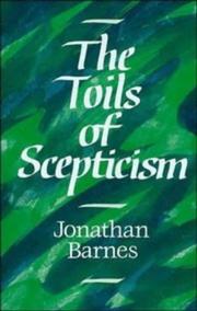 Cover of: toils of scepticism
