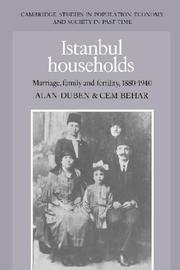 Istanbul households by Alan Duben