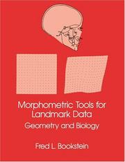 Morphometric Tools for Landmark Data by Fred L. Bookstein