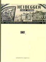 Cover of: Martin Heidegger by Carlos Astrada