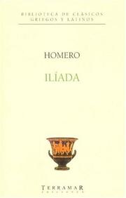 Cover of: La Iliada / The Iliad by Όμηρος (Homer)