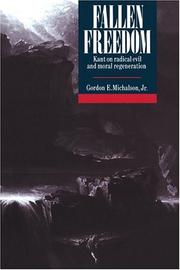Front cover of Fallen freedom by Gordon E. Michalson