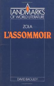 Cover of: Emile Zola, L'assommoir by David Baguley