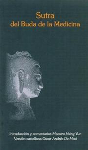 Cover of: Sutra del Buda de La Medicina by Hsing Yun