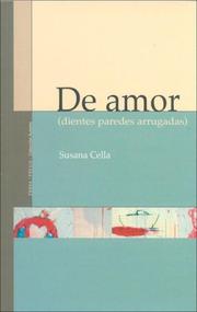 Cover of: de Amor by Susana Cella, Susana Cella