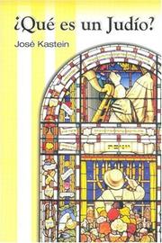 Cover of: Que Es Un Judio? by Jose Kastein