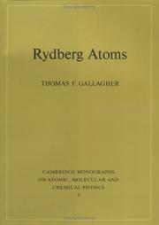 Cover of: Rydberg atoms