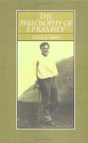 The philosophy of F.P. Ramsey by Nils-Eric Sahlin