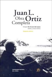 Cover of: Juan L. Ortiz. Obra Completa