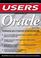 Cover of: Oracle: Fundamentos para el Desarrollo de Aplicaciones Web