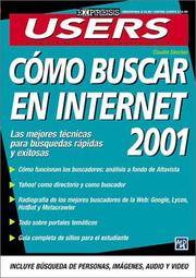 Cover of: Como Buscar en Internet 2001: Users Express, en Espanol / Spanish (Express Users)