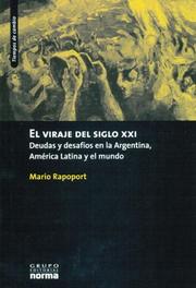 Cover of: El Viraje del Siglo XXI by Mario Rapoport