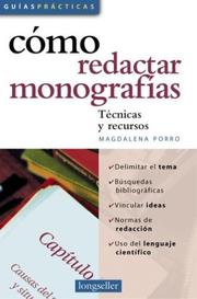 Cover of: Como Redactar Monografias