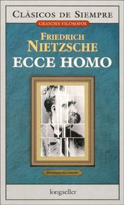 Cover of: Ecce Homo / Ecce Homo by Friedrich Nietzsche