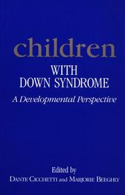 Cover of: Children with Down syndrome: a developmental perspective