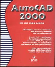 Cover of: AutoCAD 2000 En Un Solo Libro