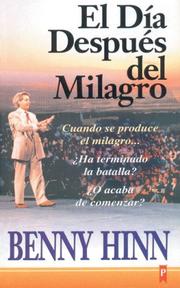 Cover of: Día después del Milagro, EL by Benny Hinn