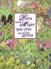 Cover of: Para una mujer que cree en Dios