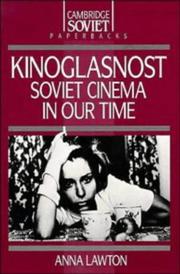 Cover of: Kinoglasnost: Soviet cinema in our time