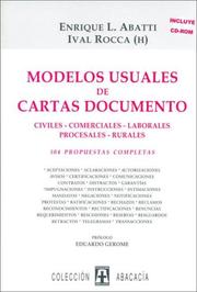 Cover of: Modelos Usuales de Cartas Documento - Con CD-ROM