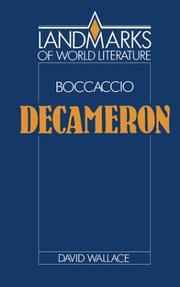Giovanni Boccaccio, Decameron by Wallace, David