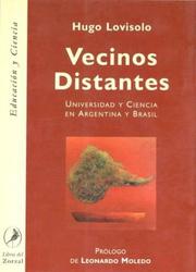 Front cover of Vecinos Distantes by Hugo Lovisolo