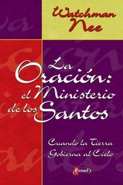 Cover of: Oración el Ministerio de los Santos