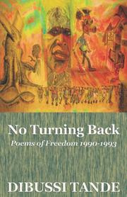 No Turning Back. Poems of Freedom 1990-1993 by Dibussi Tande