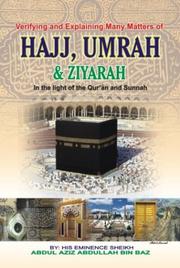 Cover of: Hajj, Umrah and Ziyarah