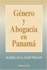 Cover of: Genero y Abogacia en Panama