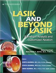 Cover of: Lasik and Beyond Lasik Wavefront Analysis and Customized Ablations