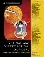 Cover of: Retinal and VitreoRetinal Surgery: Mastering the Latest Techniques