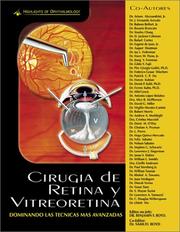 Cover of: Cirugía de Retina y VitreoRetina: Dominando las Técnicas más Avanzadas