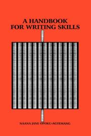 Cover of: A Handbook for Writing Skills