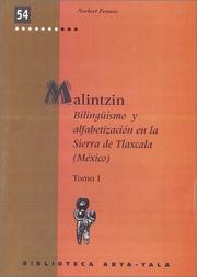 Cover of: Malintzin: Bilingüismo y Alfabetización en la Sierra de Tlaxcala