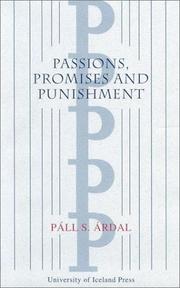 Cover of: Passion, Promises and Punishment by Pall S. Ardal