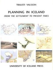 Planning in Iceland by Trausti Valsson.