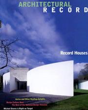 Cover of: Architectural Record | 