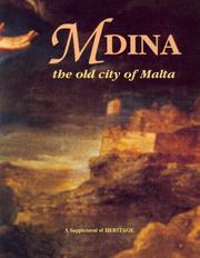 Cover of: Mdina: The Old Capital City of Malta (Heritage Supplement)