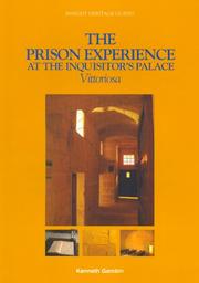 Cover of: The Prison Experience at the Inquisitor's Palace