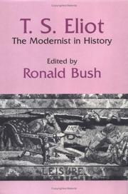 Cover of: T. S. Eliot | Ronald Bush