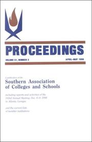 Proceedings by Southern Association of Colleges and Schools