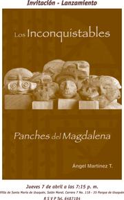 Cover of: Los inconquistables panches del Magdalena by Ángel Martínez T.