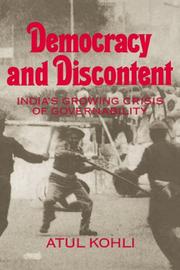 Cover of: Democracy and Discontent by Atul Kohli