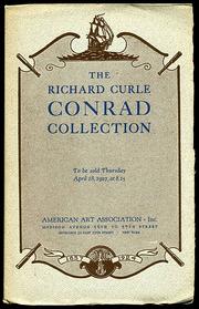 Cover of: The Richard Curle Conrad collection