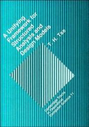 Cover of: A unifying framework for structured analysis and design models by T. H. Tse