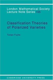 Classification theories of polarized varieties by Takao Fujita