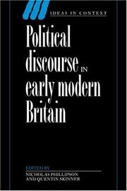 Cover of: Political discourse in early modern Britain